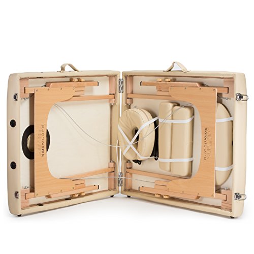 Saloniture Professional Portable Folding Massage Table with Carrying Case - C...