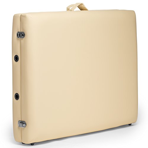 Saloniture Professional Portable Folding Massage Table with Carrying Case - C...