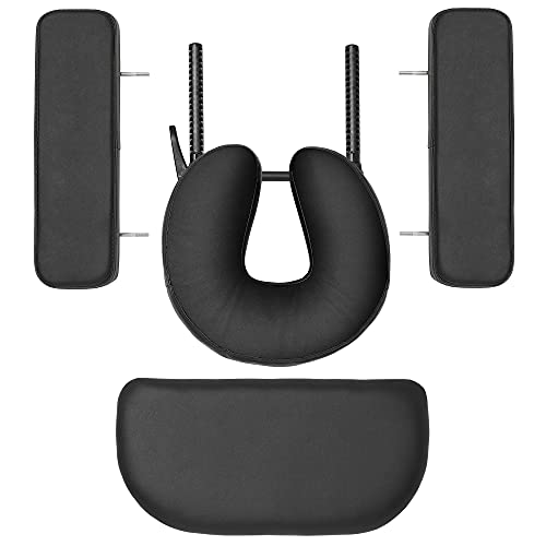 Saloniture Professional Portable Lightweight Bi-Fold Massage Table with Alumi...