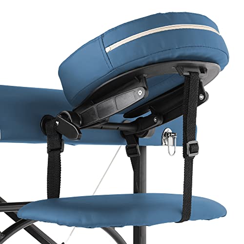 Saloniture Professional Portable Lightweight Tri-Fold Massage Table with Alum...