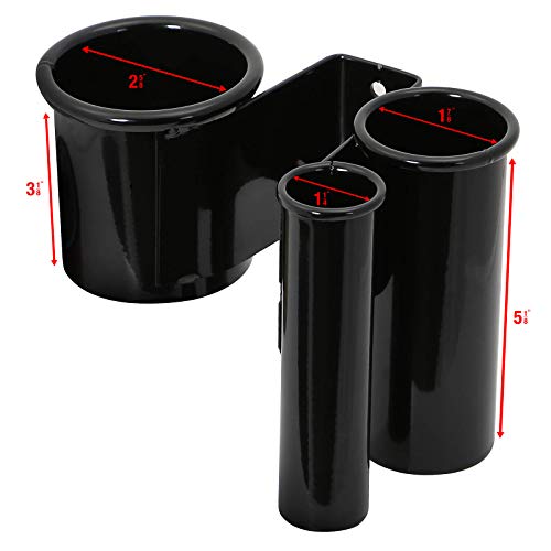 Saloniture Wall Mount Hair Iron and Blow Dryer Holder - Salon Appliance Rack