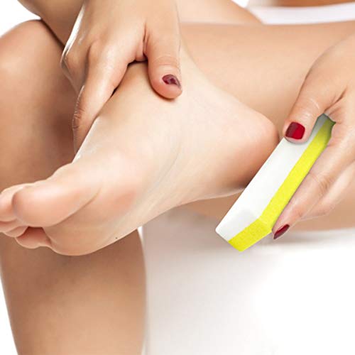 Foot Pumice Stone for Feet, 2 in 1 Double Sided Hard Skin Callus Remover Scru...