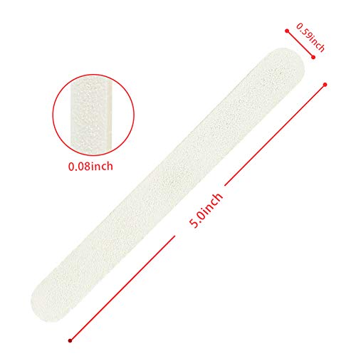 Professional Nail Files Double Sided Emery Board 80/100 Grit for Poly Gel Acr...