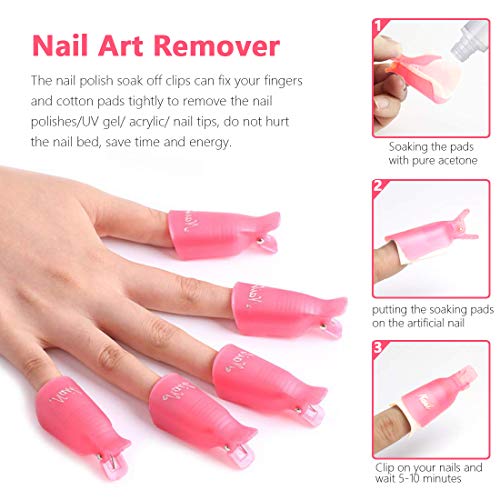Nail Polish Remover Tool Kit, Triangle Cuticle Peeler Scraper, Cuticle Pusher...