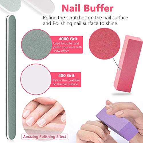 Nail Polish Remover Tool Kit, Triangle Cuticle Peeler Scraper, Cuticle Pusher...