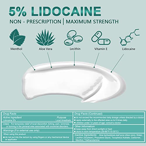 Tattoo Numbing Cream Before Tattoo, ( 2.12oz ) 6 - 8 Hours Painless Numbing C...