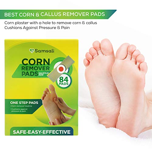 Corn Remover, 84 Corn Remover Pads, Toe Corn and Callus Removal, Corn Treatme...
