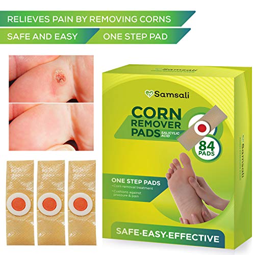 Corn Remover, 84 Corn Remover Pads, Toe Corn and Callus Removal, Corn Treatme...