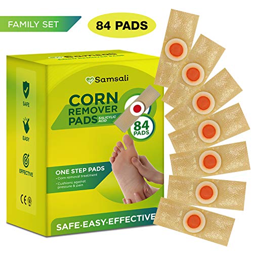 Corn Remover, 84 Corn Remover Pads, Toe Corn and Callus Removal, Corn Treatme...