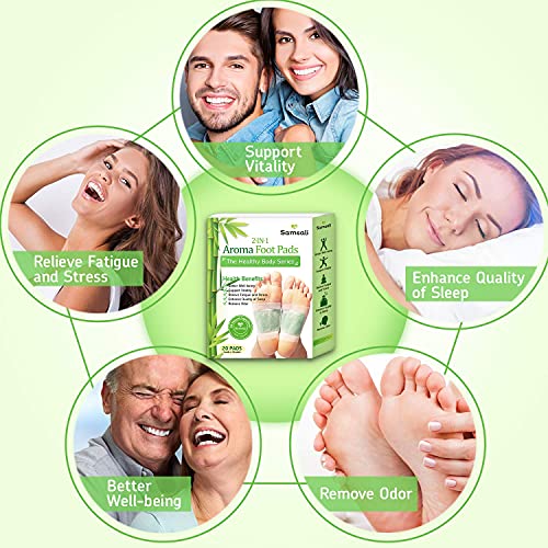 Samsali Foot Pads, Upgraded 2 in 1 Nature Foot Pads, Rapid Foot Care and Pain...