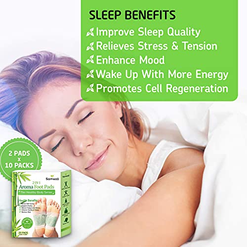 Samsali Foot Pads, Upgraded 2 in 1 Nature Foot Pads, Rapid Foot Care and Pain...