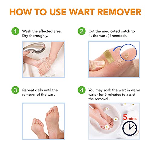 Samsali Wart Remover Pads, Highly Potent Wart Removal Treatment, All New Prem...
