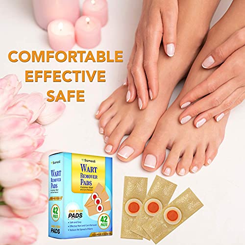 Samsali Wart Remover Pads, Highly Potent Wart Removal Treatment, All New Prem...