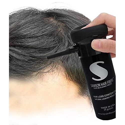 SPRAYER APPLICATOR with Thickening hair Fibers for Hair Loss Beard Mustach Gr...
