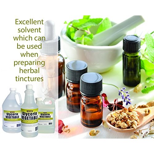 Vegetable Glycerin - Half Gallon (64oz)- All Natural, Kosher, USP Grade - Pre...