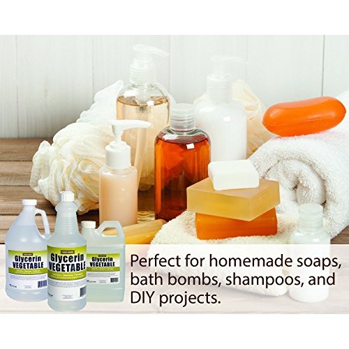 Vegetable Glycerin - Half Gallon (64oz)- All Natural, Kosher, USP Grade - Pre...