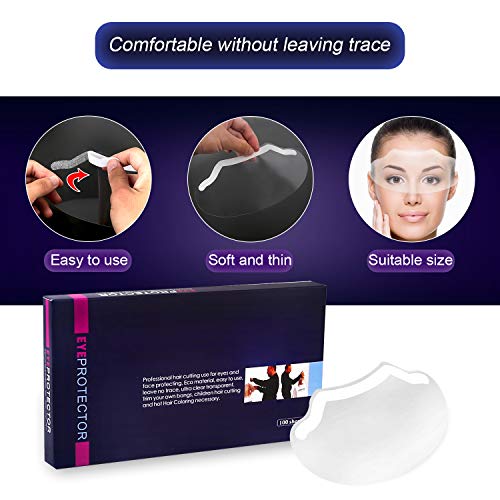 Sanlebi 100PCS Microblading Kit Makeup Shower Face Shields，Clear Visors Eye ...