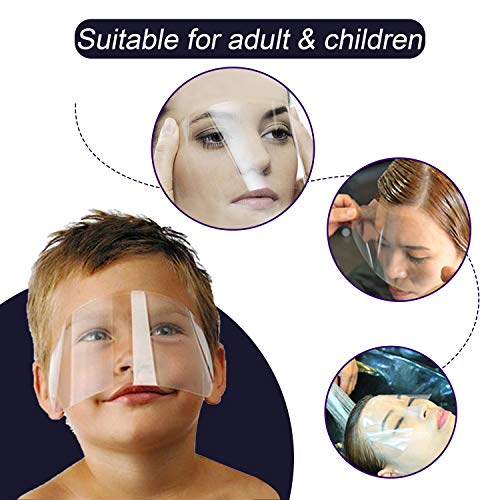 Sanlebi 100PCS Microblading Kit Makeup Shower Face Shields，Clear Visors Eye ...