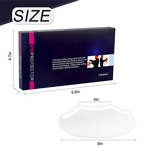 Sanlebi 100PCS Microblading Kit Makeup Shower Face Shields，Clear Visors Eye ...