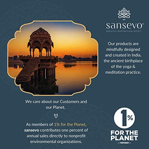 SANSEVO Lavender Eye Pillow - Weighted Eye Pillows for Relaxation Sleeping Me...