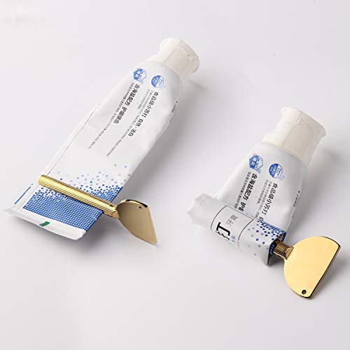 sansheng 4PCS Toothpaste Squeezer,Tube Squeezer, Metal Tube Presser Tube Roll...