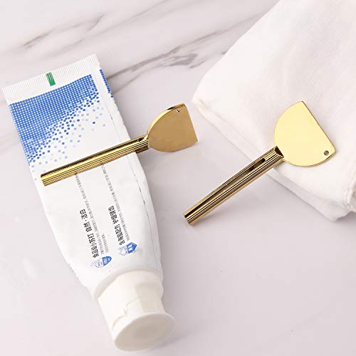 sansheng 4PCS Toothpaste Squeezer,Tube Squeezer, Metal Tube Presser Tube Roll...