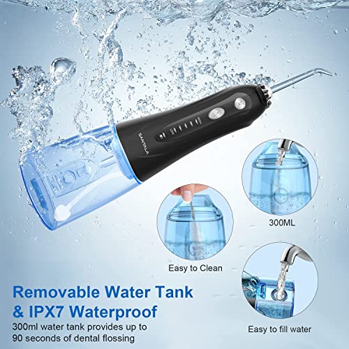 SANTALA Powerful Cordless Water Flosser for Teeth, Gums, Braces, Dental Care,...