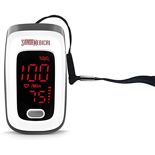 Fingertip Pulse Oximeter, Blood Oxygen Saturation Monitor (SpO2) with Pulse R...