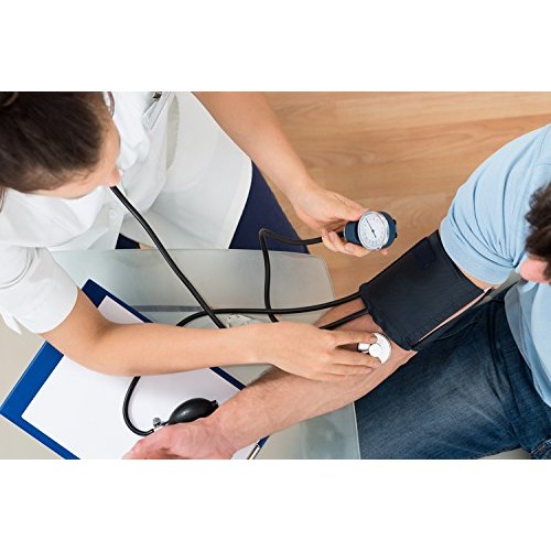 Santamedical Adult Deluxe Aneroid Sphygmomanometer with Stethoscope, Cuff and...