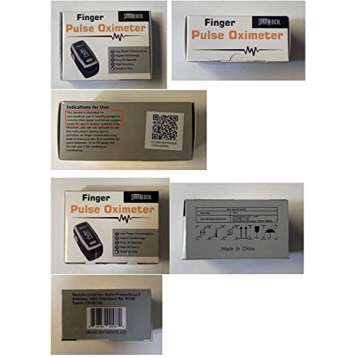 Santamedical Generation 2 Fingertip Pulse Oximeter with Batteries and Lanyard