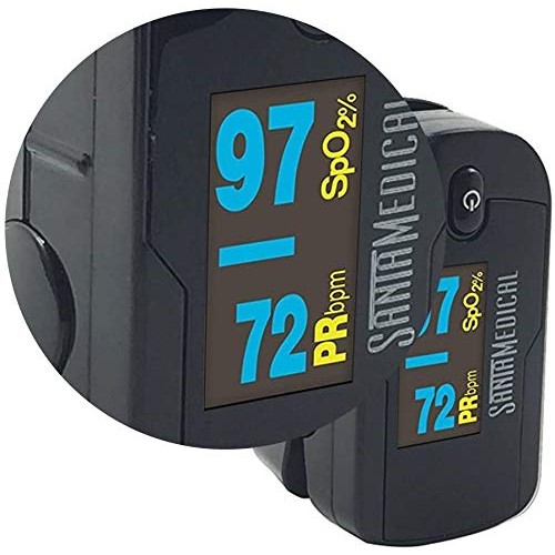 Santamedical Generation 2 OLED Fingertip Pulse Oximeter Oximetry Blood Oxygen...