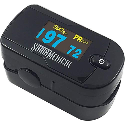 Santamedical Generation 2 OLED Fingertip Pulse Oximeter Oximetry Blood Oxygen...