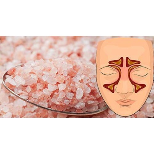 SANTMIRA Ceramic Inhaler Pink Himalayan Salt Kit with 3 oz (85 GMS) Pink coar...