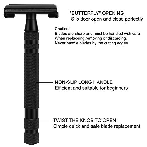 Amazing Razor Shaving Kit - Mysterious Black Men's Shaving & Grooming Sets - ...