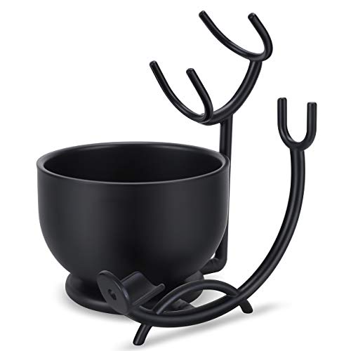 Grooming Shaving Kit for Men,Strong Razor and Brush Stand with Stainless Stee...