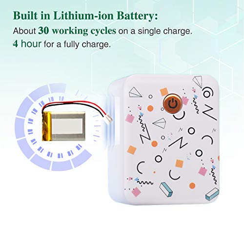 Toothbrush Holder with Toothbrush Cleaning Function, Built-in Battery and Lig...