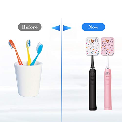 Toothbrush Holder with Toothbrush Cleaning Function, Built-in Battery and Lig...