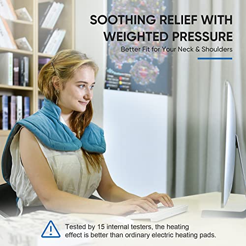 SAROO Weighted Heating Pad for Back Pain Relief, 24"x33" XXL Large Electric H...