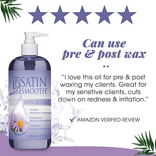 Satin Smooth Azulene Pre/Post Depilatory Treatment, 16 oz