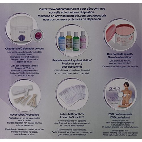 SATIN SMOOTH Professional Single Wax Warmer Kit