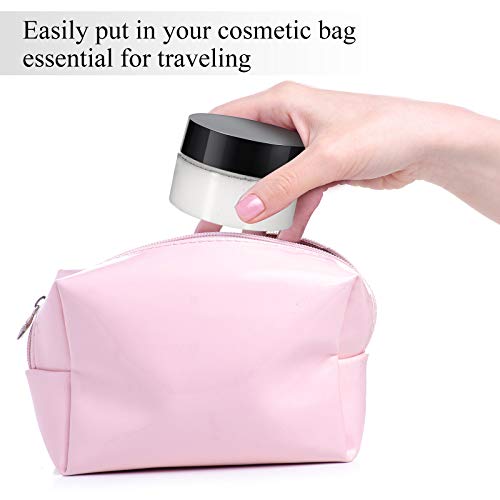 SATINIOR 36 Pieces Plastic Jars Round Clear Leak Proof Cosmetic Container Jar...