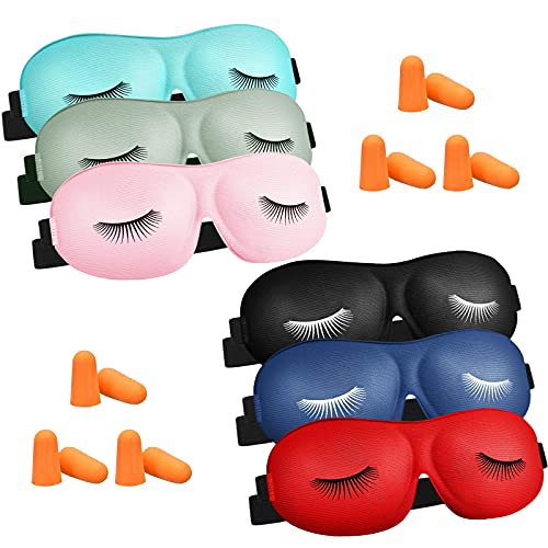 SATINIOR 3D Sleeping Mask Eye Sleep Ultralight Cover Blindfold Eyeshade Trave...