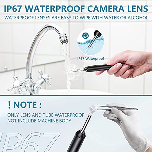 SATUNRYI Ear Wax Removal Tool Cleaner with Camera 1080P HD WiFi Endoscope 6 E...