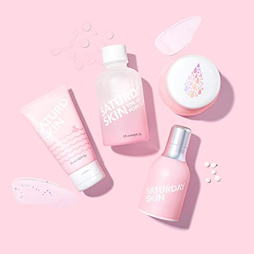 Saturday Skin Pore Clarifying Toner 10% Glycolic Acid&AHA Deep Cleansing Astr...