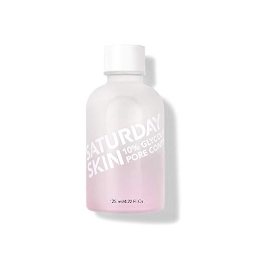 Saturday Skin Pore Clarifying Toner 10% Glycolic Acid&AHA Deep Cleansing Astr...
