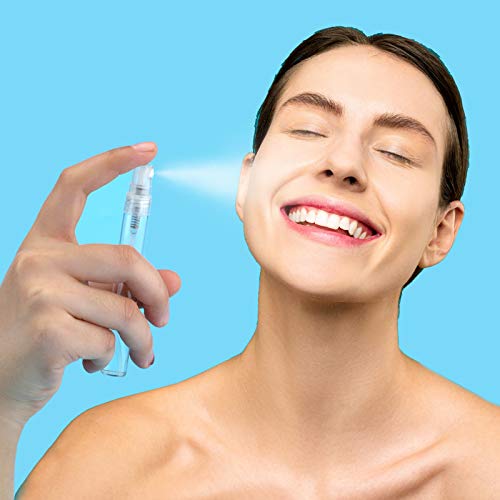 SAVITA 5PCS 10ml Clear Spray Bottle Refillable Perfume Atomizer Small Fine Mi...