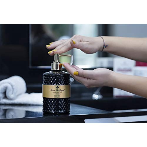 Savon De Royal Black Pearl Liquid Hand Soap - Liquid Hand Wash, Multi Purpose...