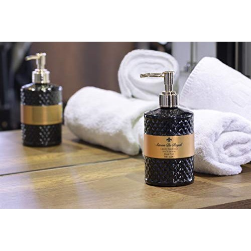 Savon De Royal Black Pearl Liquid Hand Soap - Liquid Hand Wash, Multi Purpose...