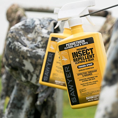 Sawyer Products Premium Permethrin Clothing Insect Repellent (24-Oz Trigger S...