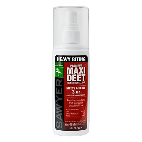 Sawyer Products SP713 Premium Maxi DEET, 100% DEET Insect Repellent, Pump Spr...